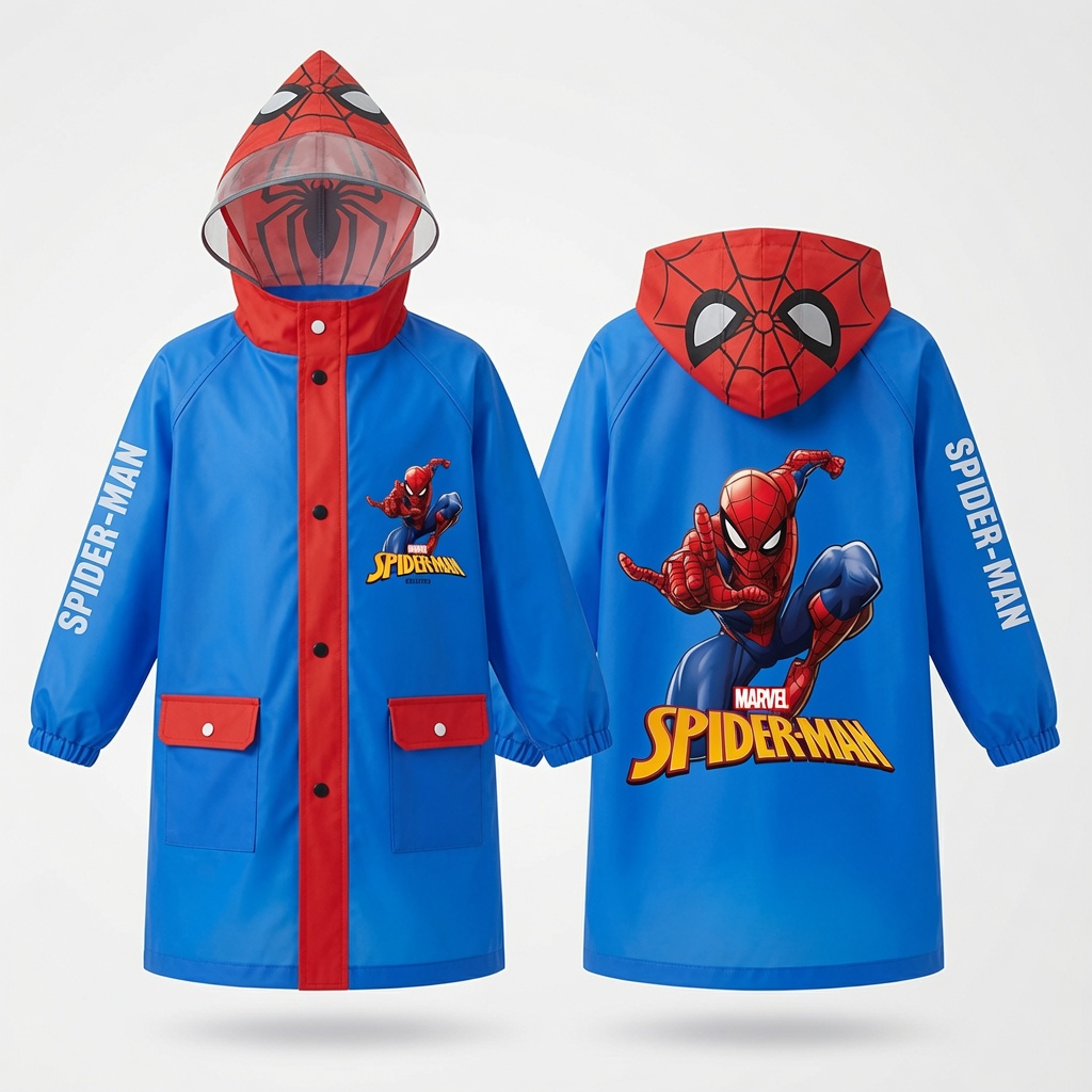 Áo Mưa SpiderMan Chất Liệu EVA